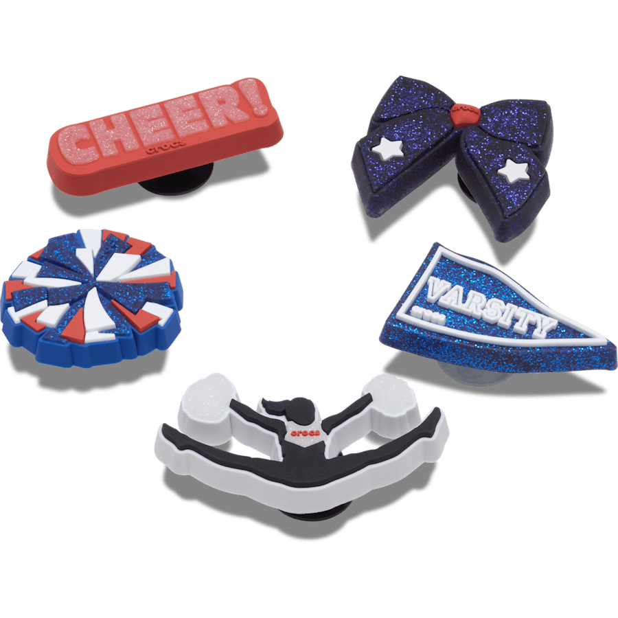 Cheer 5 Pack Jibbitz™ charms | Crocs Trusted
