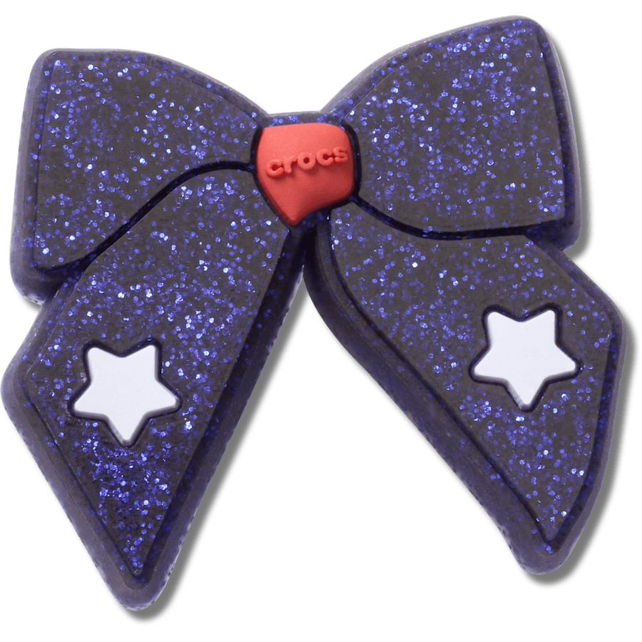 Glittery Blue Bow Jibbitz™ charms | Crocs Deals
