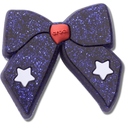 Glittery Blue Bow Jibbitz™ charms | Crocs Deals