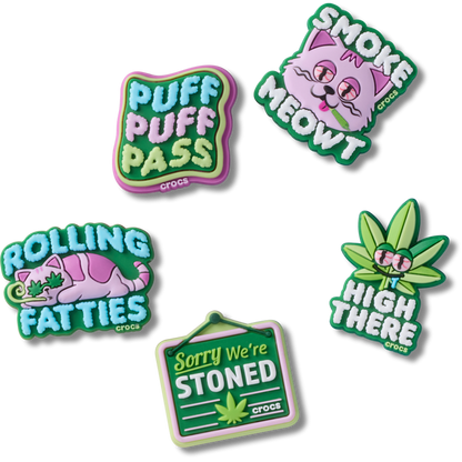 420 Hemp Cuties 5 Pack Jibbitz™ charms | Crocs Discount