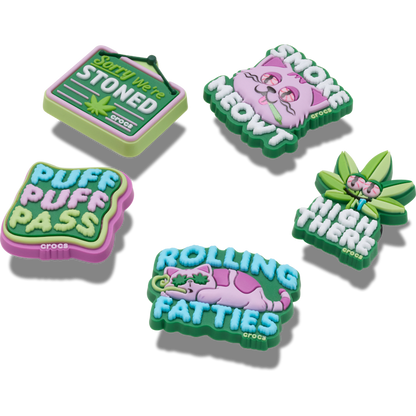 420 Hemp Cuties 5 Pack Jibbitz™ charms | Crocs Discount