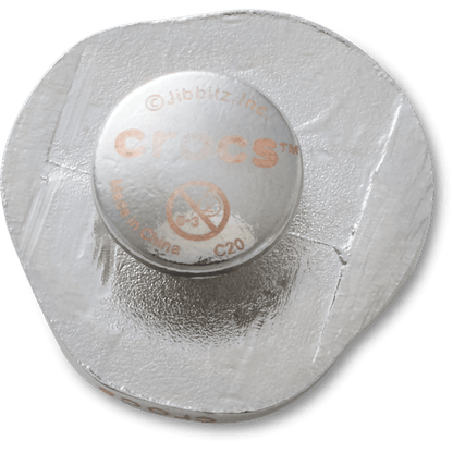 Silver and Pearl Disc Jibbitz™ charms | Crocs Classic