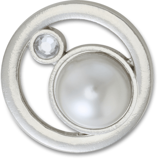 Silver Ring With Pearl Jibbitz™ charms | Crocs Recommended