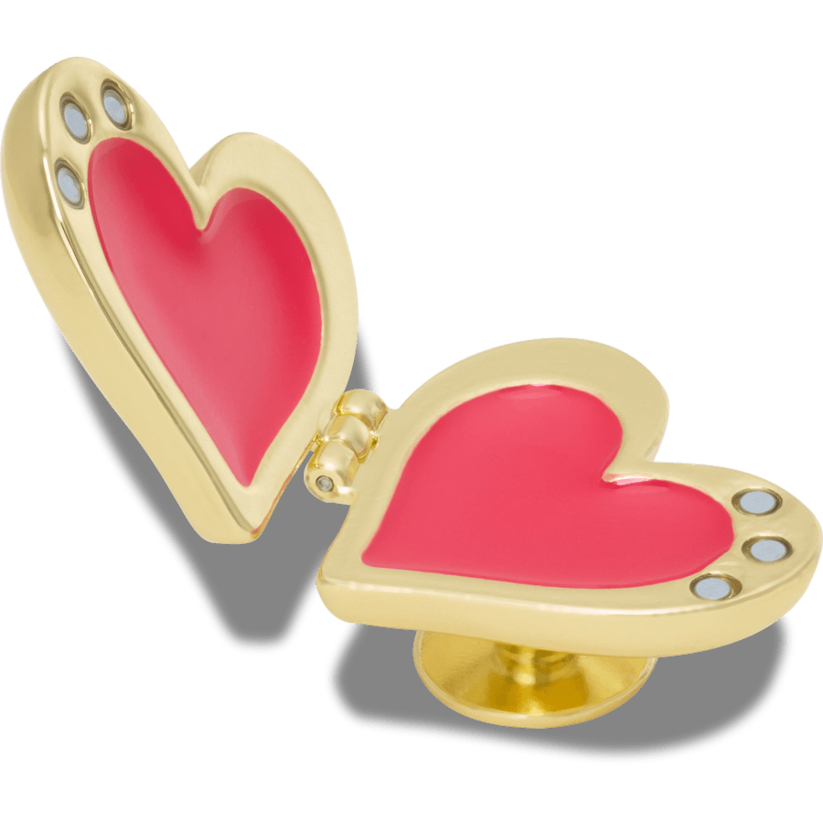 Gold Bubble Locket Heart Jibbitz™ charms | Crocs Smart Buy
