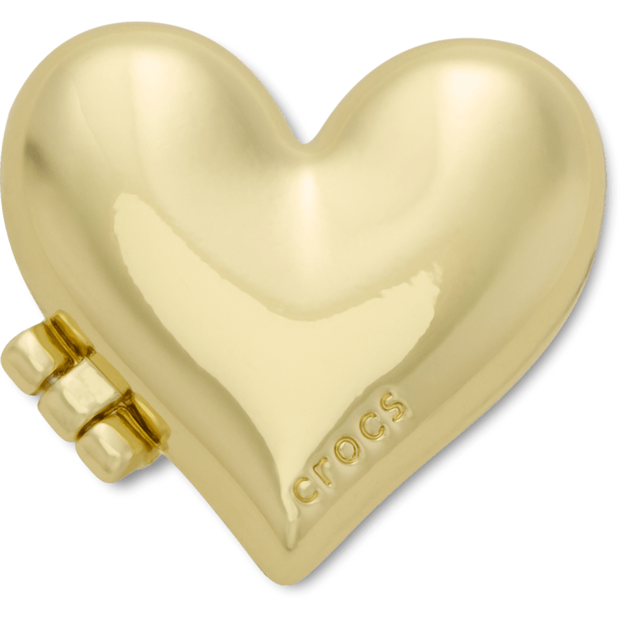 Gold Bubble Locket Heart Jibbitz™ charms | Crocs Smart Buy
