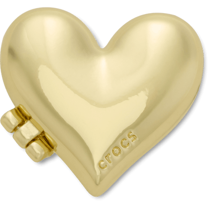 Gold Bubble Locket Heart Jibbitz™ charms | Crocs Smart Buy