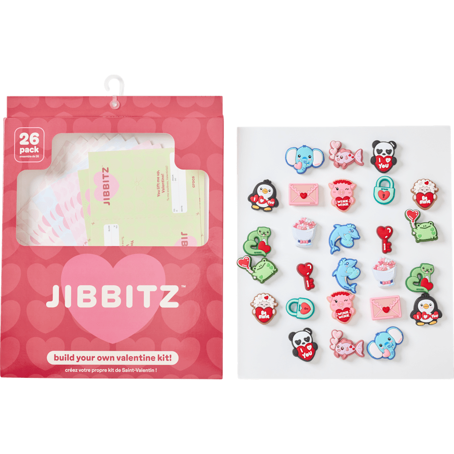 Valentines Day Card 26 Pack Jibbitz™ charms | Crocs Top Pick