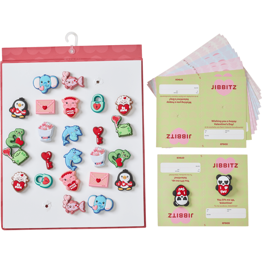 Valentines Day Card 26 Pack Jibbitz™ charms | Crocs Top Pick