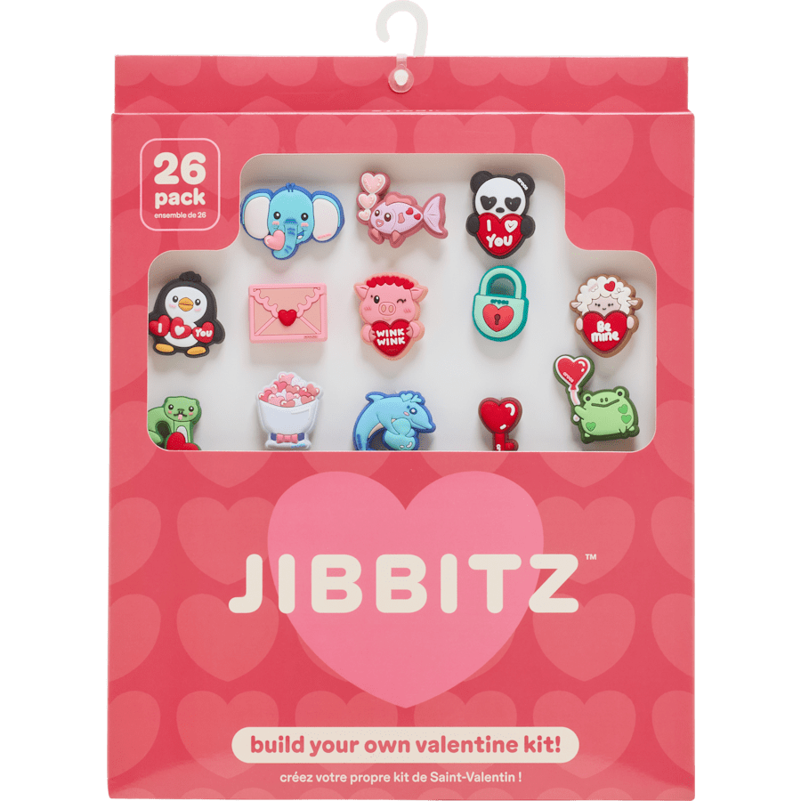 Valentines Day Card 26 Pack Jibbitz™ charms | Crocs Top Pick