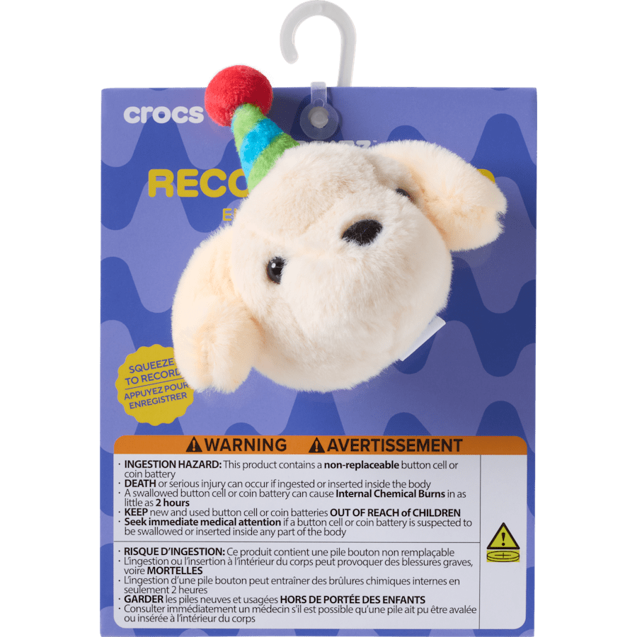 Record Your Own Sound Birthday Jibbitz™ charms | Crocs Customer Favorite