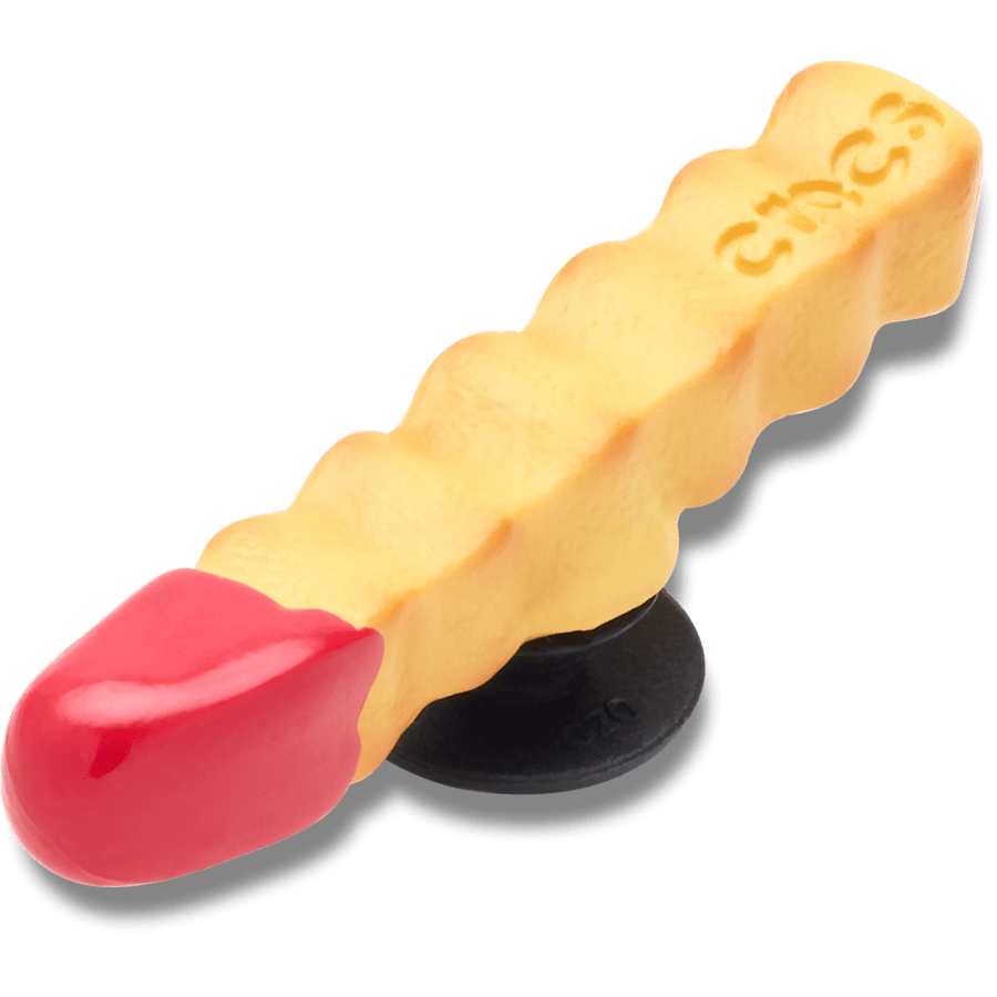 French Fry Dipped in Ketchup Jibbitz™ charms | Crocs Premium