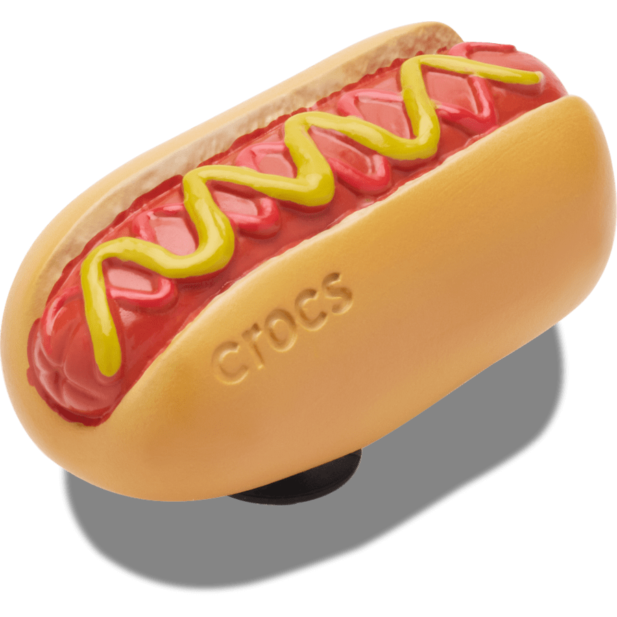 Hot Dog Dipped in Mustard Jibbitz™ charms | Crocs Recommended