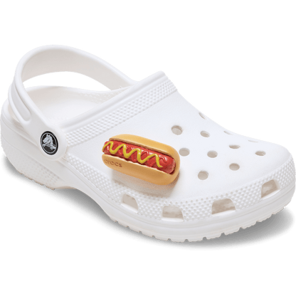 Hot Dog Dipped in Mustard Jibbitz™ charms | Crocs Recommended