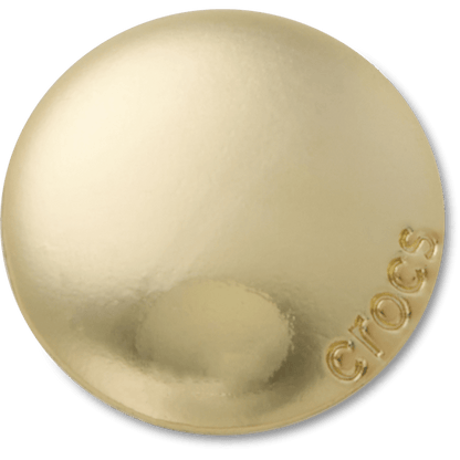 Large Gold Circle Stud Jibbitz™ charms | Crocs Essential