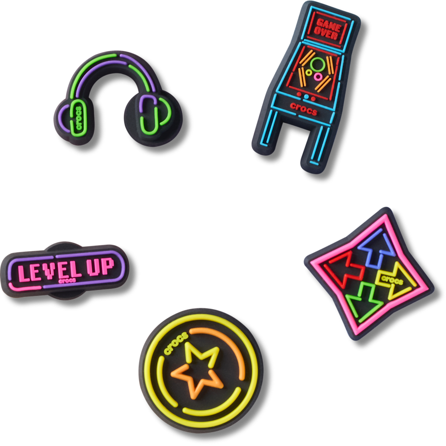 Level Up Gamer 5 Pack Jibbitz™ charms | Crocs Sale