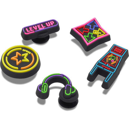 Level Up Gamer 5 Pack Jibbitz™ charms | Crocs Sale