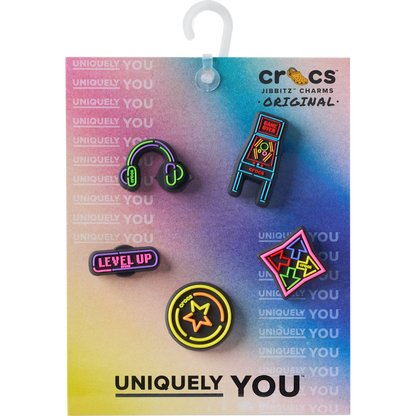 Level Up Gamer 5 Pack Jibbitz™ charms | Crocs Sale