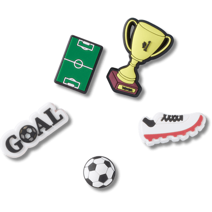 Soccer Star 5 Pack Jibbitz™ charms | Crocs Quality
