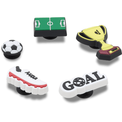 Soccer Star 5 Pack Jibbitz™ charms | Crocs Quality