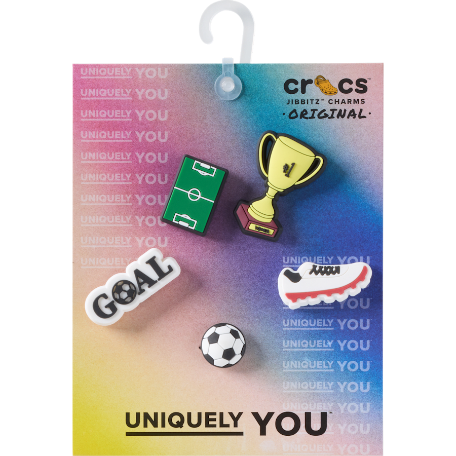 Soccer Star 5 Pack Jibbitz™ charms | Crocs Quality
