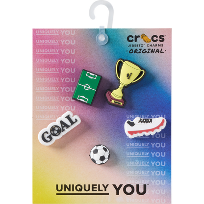 Soccer Star 5 Pack Jibbitz™ charms | Crocs Quality