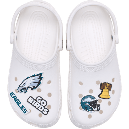 NFL Philadelphia Eagles 5 Pack Jibbitz Shoe Charm | Crocs Customer Favorite