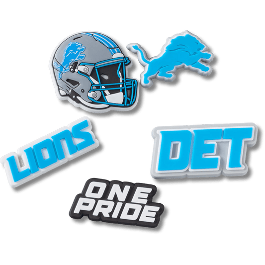 NFL Detroit Lions 5 Pack Jibbitz Shoe Charm | Crocs Best Seller