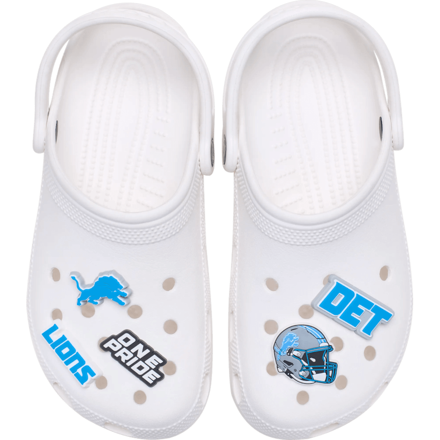 NFL Detroit Lions 5 Pack Jibbitz Shoe Charm | Crocs Best Seller