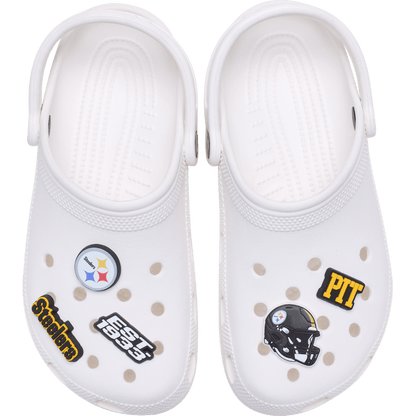 NFL Pittsburgh Steelers 5 Pack Jibbitz Shoe Charm | Crocs Quality