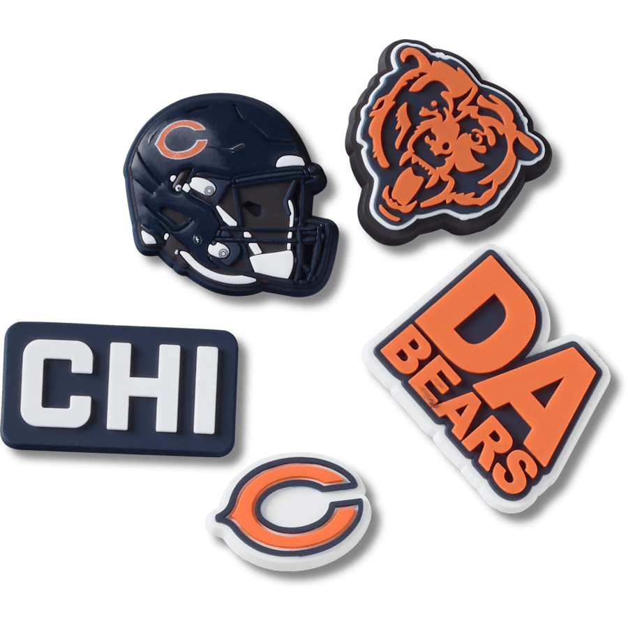 NFL Chicago Bears 5 Pack Jibbitz Shoe Charm | Crocs Smart Buy