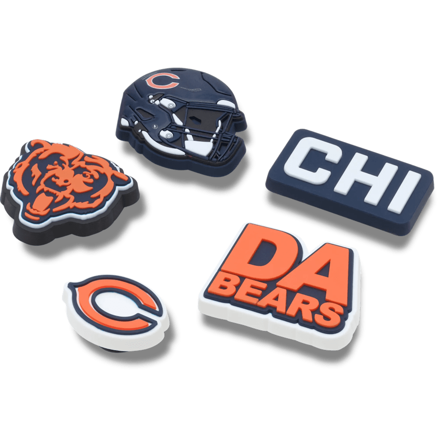 NFL Chicago Bears 5 Pack Jibbitz Shoe Charm | Crocs Smart Buy