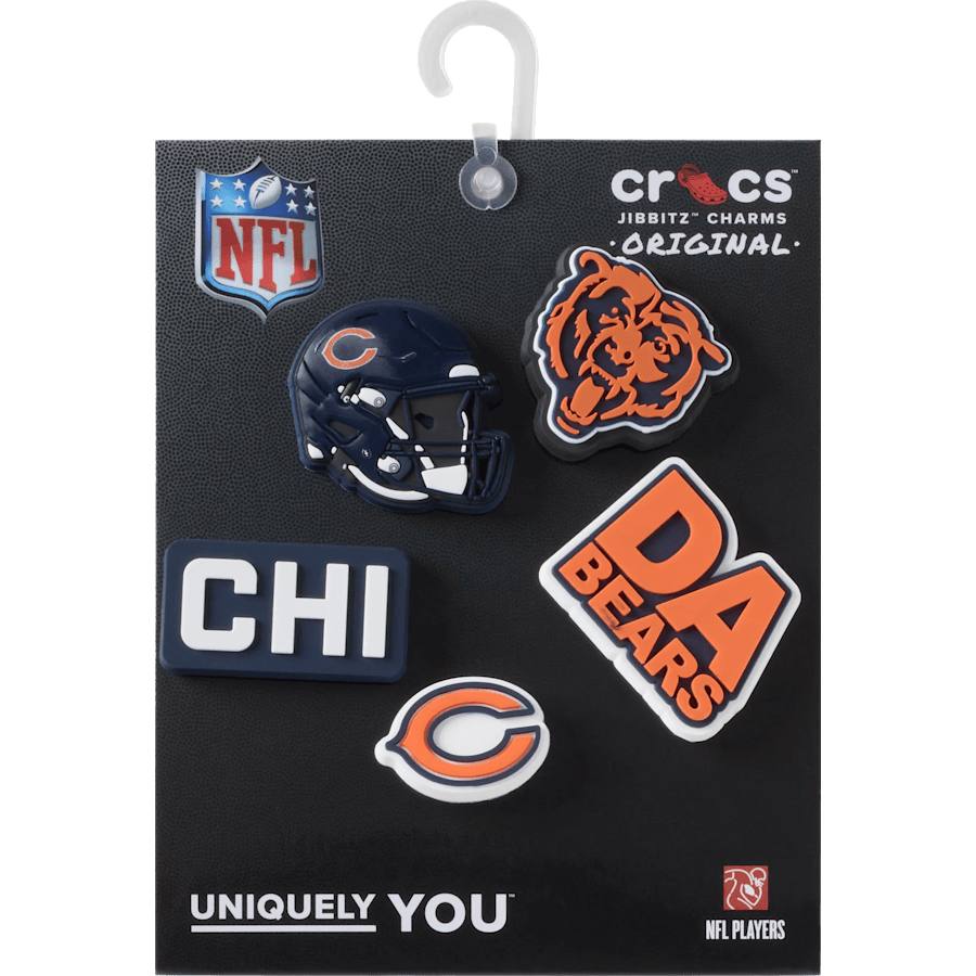 NFL Chicago Bears 5 Pack Jibbitz Shoe Charm | Crocs Smart Buy