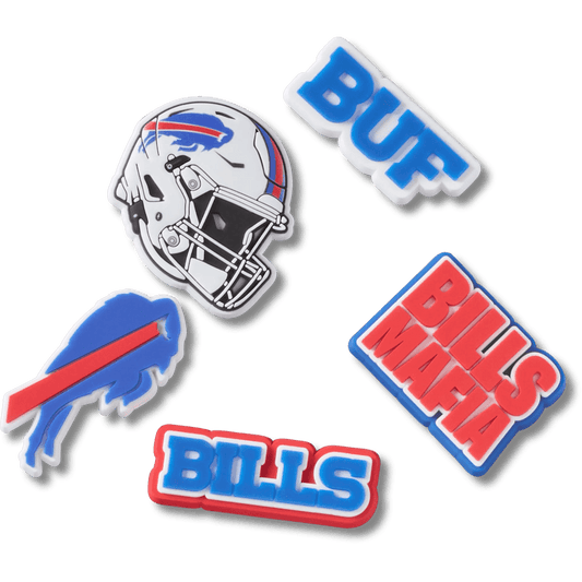 NFL Buffalo Bills 5 Pack Jibbitz Shoe Charm | Crocs Classic
