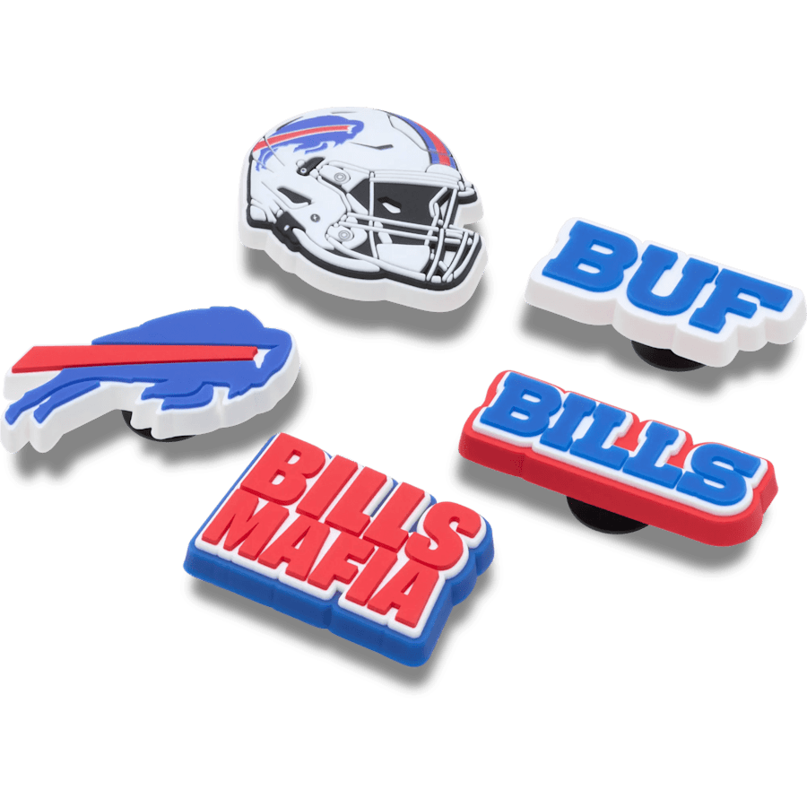 NFL Buffalo Bills 5 Pack Jibbitz Shoe Charm | Crocs Classic