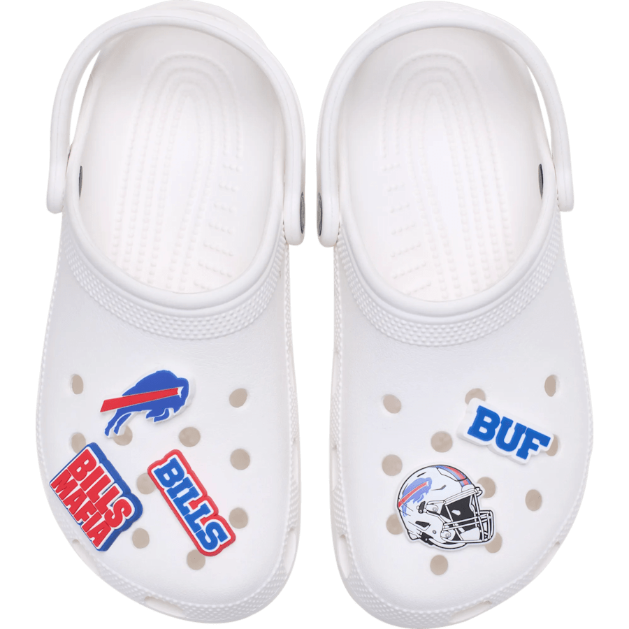 NFL Buffalo Bills 5 Pack Jibbitz Shoe Charm | Crocs Classic
