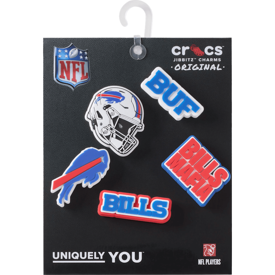 NFL Buffalo Bills 5 Pack Jibbitz Shoe Charm | Crocs Classic