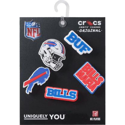 NFL Buffalo Bills 5 Pack Jibbitz Shoe Charm | Crocs Classic
