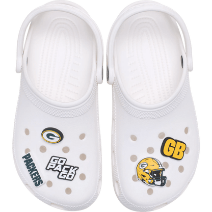 NFL Green Bay Packers 5 Pack Jibbitz Shoe Charm | Crocs Essential