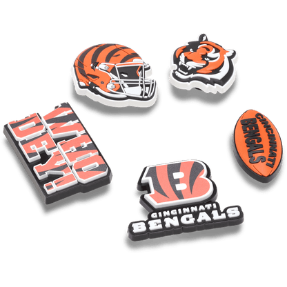 NFL Cincinnati Bengals 5 Pack Jibbitz Shoe Charm | Crocs Exclusive