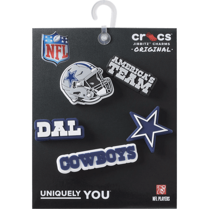 NFL Dallas Cowboys 5 Pack Jibbitz Shoe Charm | Crocs Premium