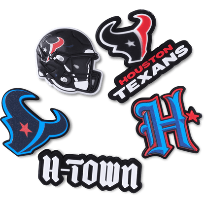 NFL Houston Texans 5 Pack Jibbitz Shoe Charm | Crocs Everyday