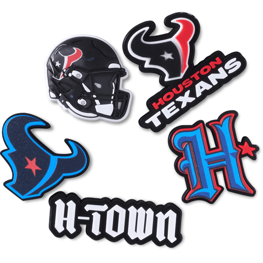 NFL Houston Texans 5 Pack Jibbitz Shoe Charm | Crocs Everyday