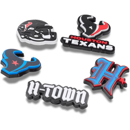 NFL Houston Texans 5 Pack Jibbitz Shoe Charm | Crocs Everyday