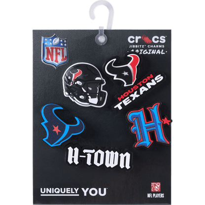 NFL Houston Texans 5 Pack Jibbitz Shoe Charm | Crocs Everyday