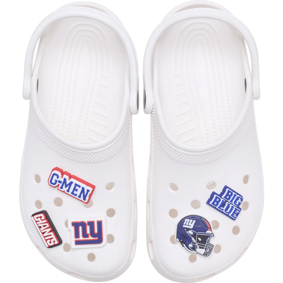 NFL New York Giants 5 Pack Jibbitz Shoe Charm | Crocs Quality