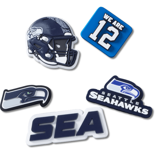 NFL Seattle Seahawks 5 Pack Jibbitz Shoe Charm | Crocs New
