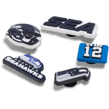 NFL Seattle Seahawks 5 Pack Jibbitz Shoe Charm | Crocs New