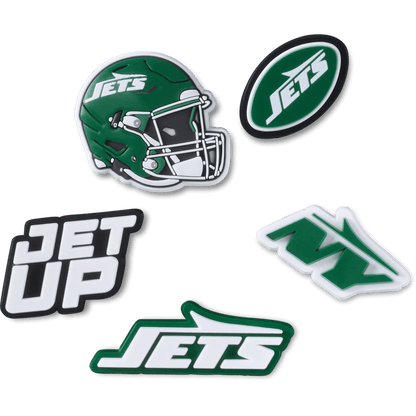 NFL New York Jets 5 Pack Jibbitz Shoe Charm | Crocs Value