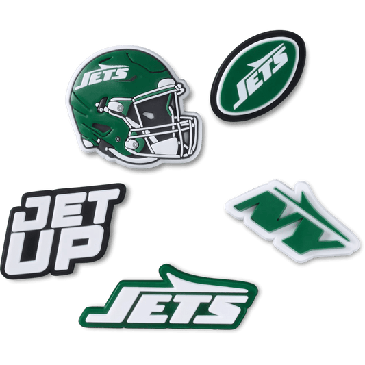 NFL New York Jets 5 Pack Jibbitz Shoe Charm | Crocs Value