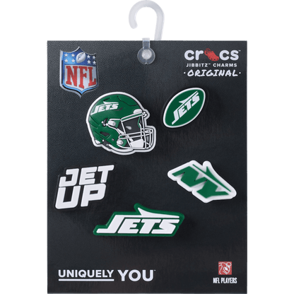 NFL New York Jets 5 Pack Jibbitz Shoe Charm | Crocs Value